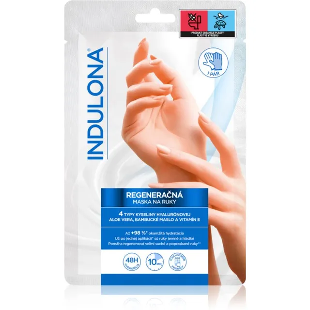 Indulona Original Taastav kätemask kinnastes 1 paar
