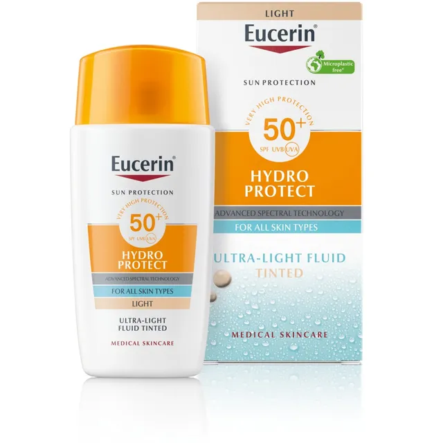 Eucerin Sun Hydro Protect Tinted päikesekaitseemulsioon näole SPF50+ 50 ml
