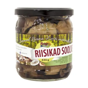 Riisikad soolvees 430g purk Eesti