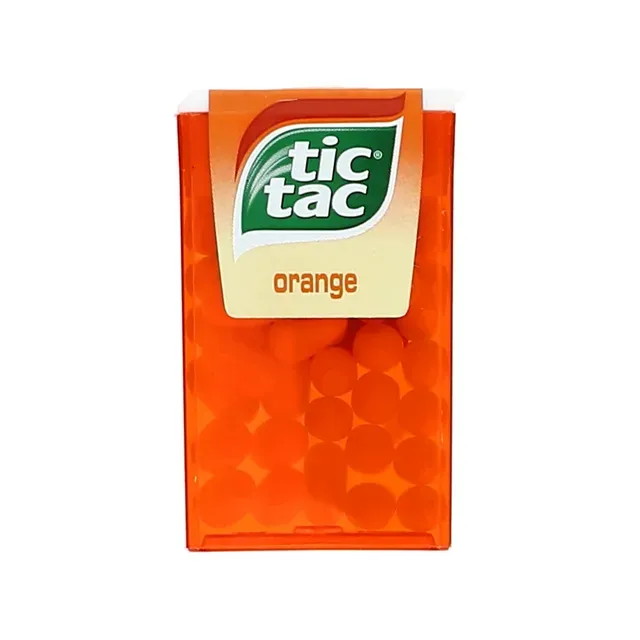 Apelsinimaitselised dražeed, TIC TAC, 18 g.