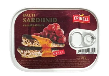 Grill sardiinid veinikast.BRIIS, EO 140g