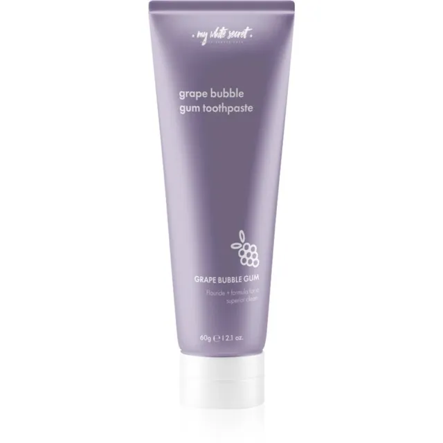 My White Secret Toothpaste Grape Bubblegum Hambapasta 60 g
