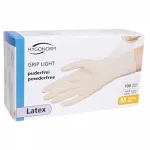 Hygonorm latekskindad Grip Light M puudrita N100