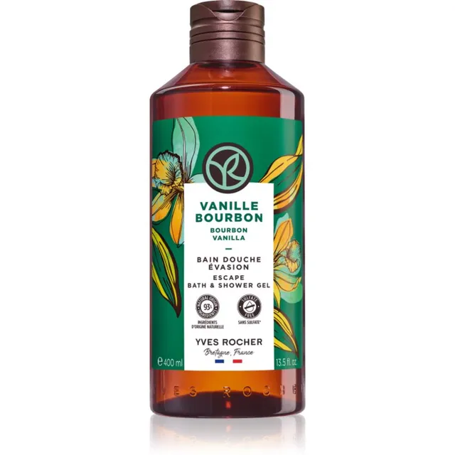 Yves Rocher Bain de Nature Siidine dušigeel Bourbon Vanilla 400 ml
