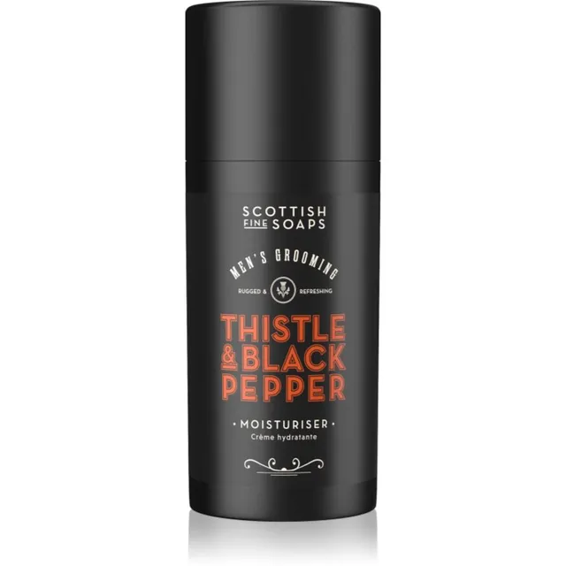 Scottish Fine Soaps Thistle & Black Pepper Niisutav näokreem meestele 100 ml