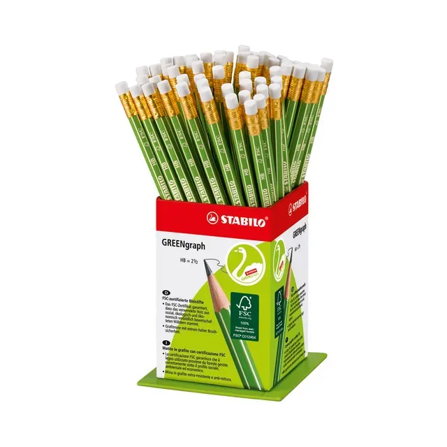 Harilik pliiats Green, STABILO, 1tk