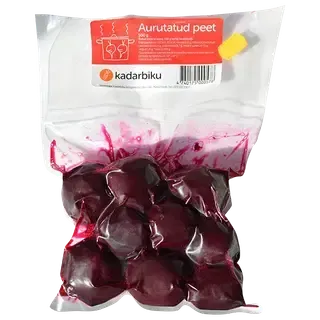 Aurutatud-kooritud peet vaakumis 500g Kadarbiku