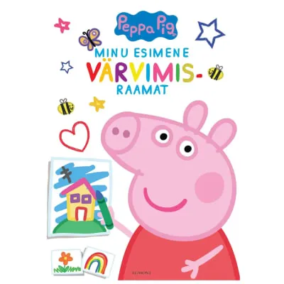 Raamat Põrsas Peppa. Minu esimene värvimisraa