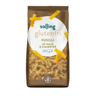 Pasta Maisi-kikerherne Salling Glutenfri 500g
