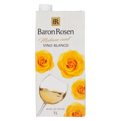 Vino Blanco Semi-Sweet, BARON ROSEN, 100 cl