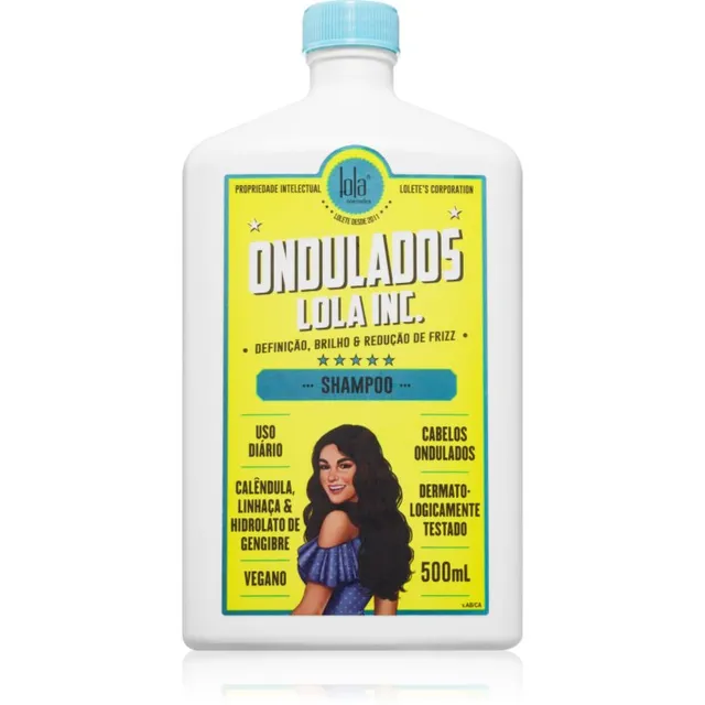 Lola Cosmetics Ondulados Lola Inc. Shampoo Niisutav šampoon lokkis ja lainelistele juustele 500 ml