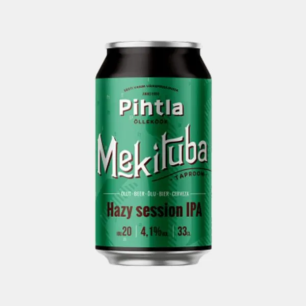Mekituba hele õlu 330ml Eesti alk. 4.1%  vol
