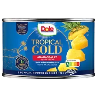 Ananassitükid, DOLE, 139 g neto