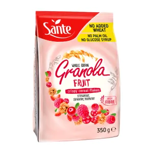 Krõbe müsli punaste marjadega, SANTE, 350 g