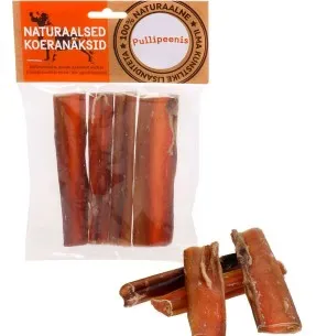 Pulli peenis 12 cm - naturaalsed koeranäksid, kuivatatud koeramaius