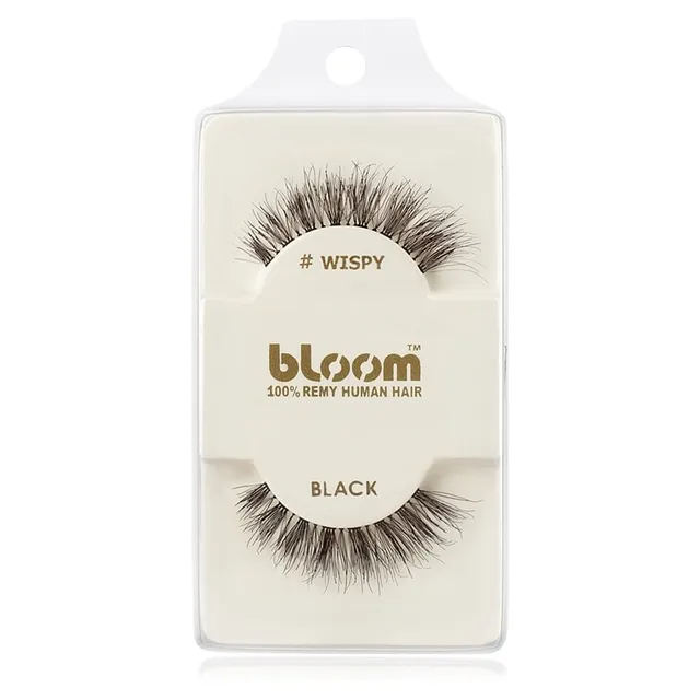 Bloom Natural Kleebitavad ripsmed inimjuustest (Wispy, Black) 1 cm