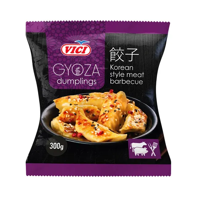 Pelmeenid BBQ lihaga, Korea stiilis, pastöriseeritud ja külmutatud Gyoza, VICI, 300 g