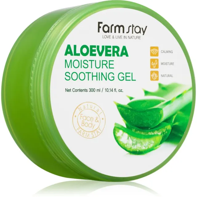 Farmstay Aloe Rahustav ja niisutav geel näole, kehale ja juustele 300 ml