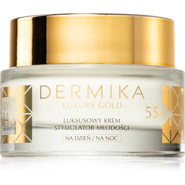 Dermika Luxury Gold Vananemisvastane kreem 55+ 50 ml