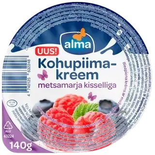 Alma Kohupiimakreem Metsamarjakisselliga 140g