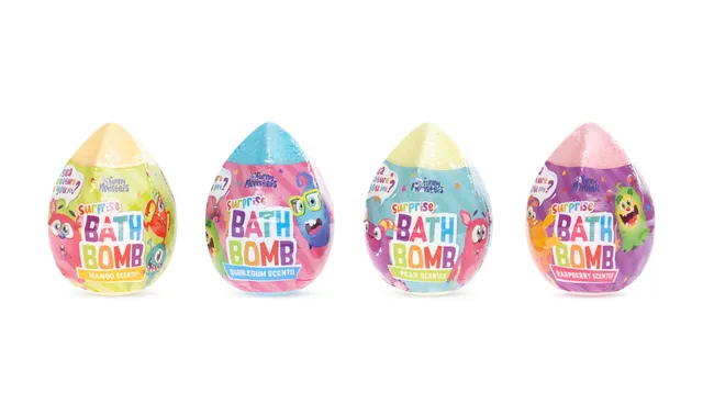 Casuelle Funny Monsters Fizzing Bath Eggs With Surprise
