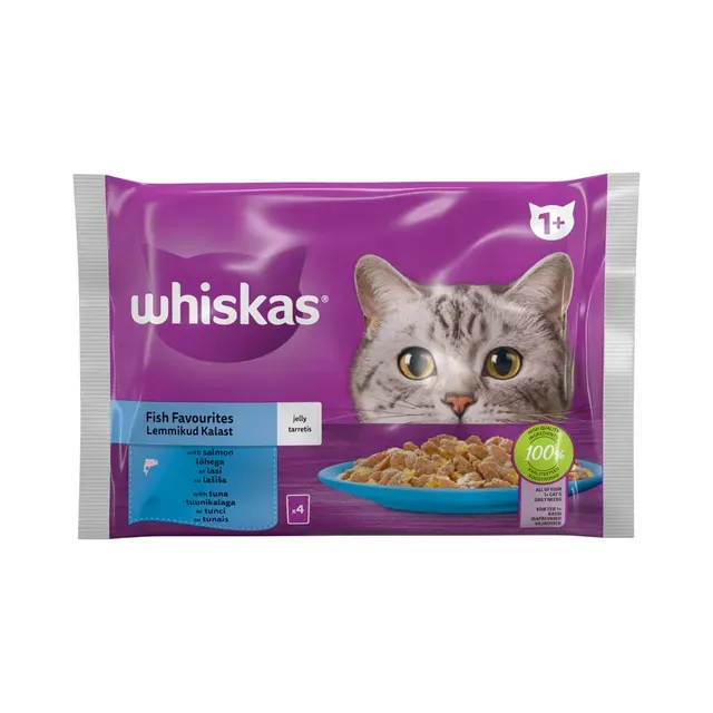 Whiskas kala märgtoit 4-pakk 85g