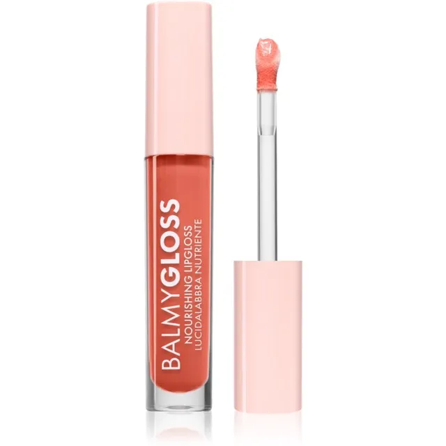 puroBIO Cosmetics BalmyGloss Toitev huuleläige varjund 01 Peach Nude 4.2 g