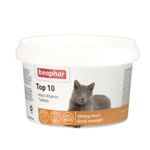 Beaphar Top 10 multivitamiin kassile 126g