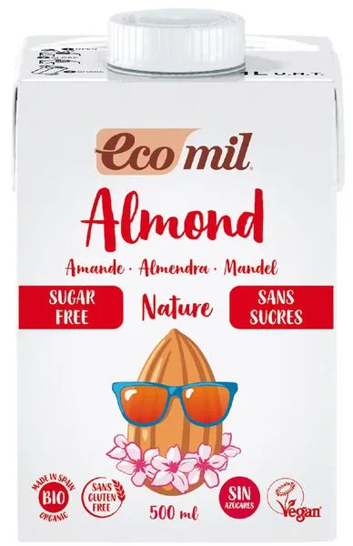 Mandlijook ilma suhkruta, ökoloogiline