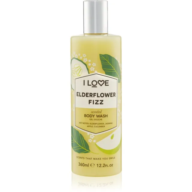 I Love Elderflower Fizz Dušigeel 350 ml