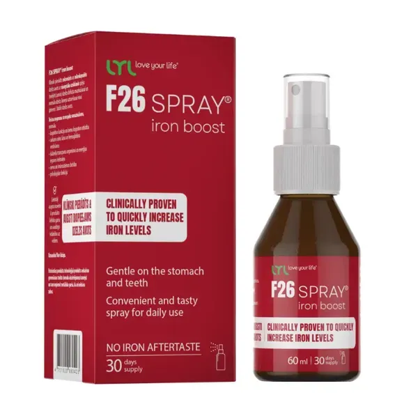 Mikroniseeritud raud F26 SPRAY IRON BOOST