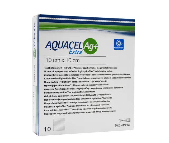 AQUACEL AG+ EXTRA HAAVASIDE 10X10CM N10