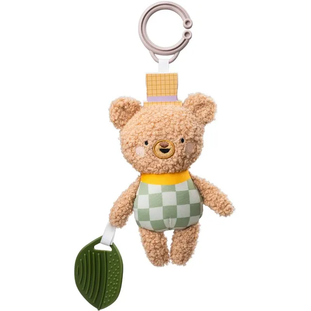 Taf Toys Activity Toy Brendon the Bear kontrastne rippuv mänguasi hammustava osaga 1 tk