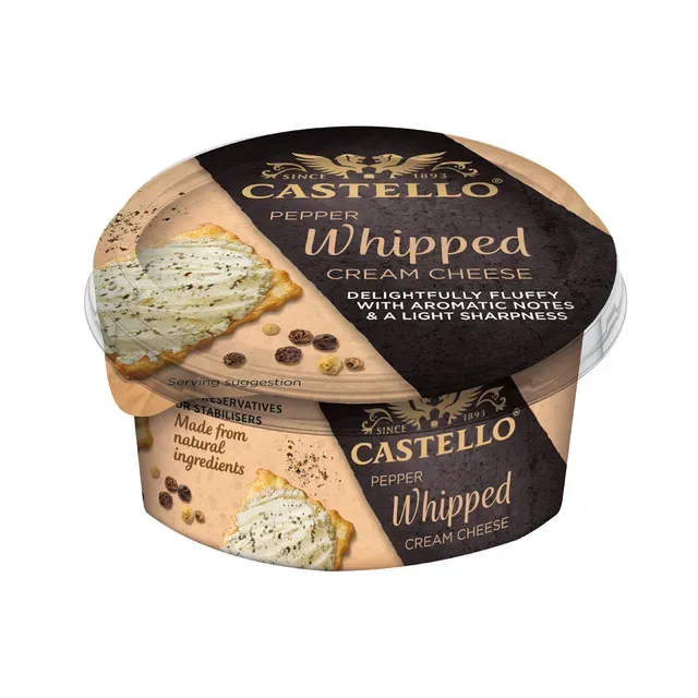 Vahustatud kreemjuust, pipraga, CASTELLO, 125 g