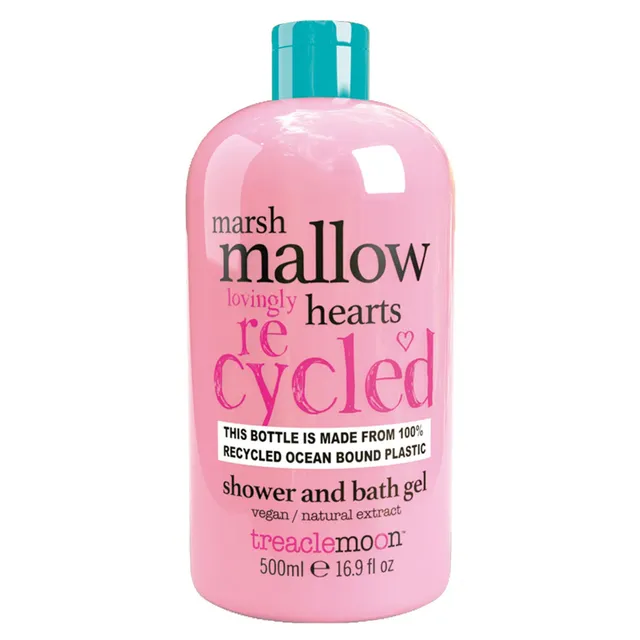 TREACLEMOON Marshmallow Hearts Shower And Bath Gel 500ml