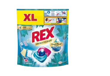 Pesukapslid REX Lotus&Almond oil 36tk