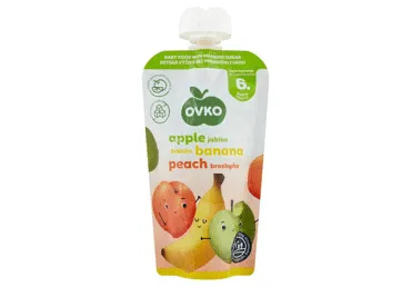 Püree õun.ban.ja virs.OVKO 120g 6k