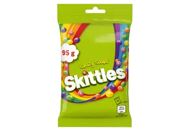 Puuvil.kommid Crazy Sours SKITTLES 95g