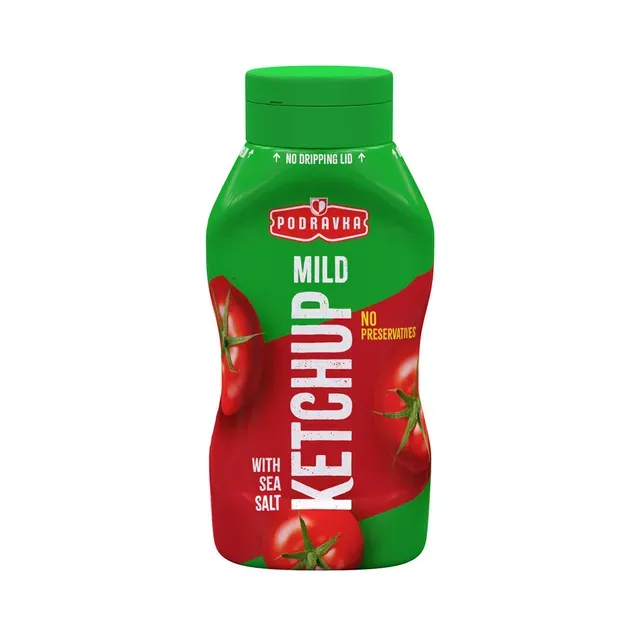 Tomatiketšup mahedamaitseline, PODRAVKA, 500 g