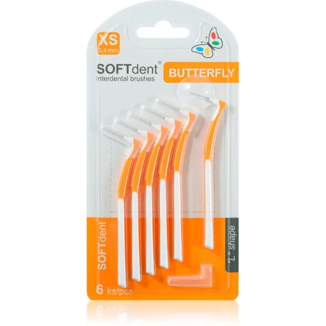SOFTdent Butterfly XS Hambavahehari 0,4 mm 6 tk