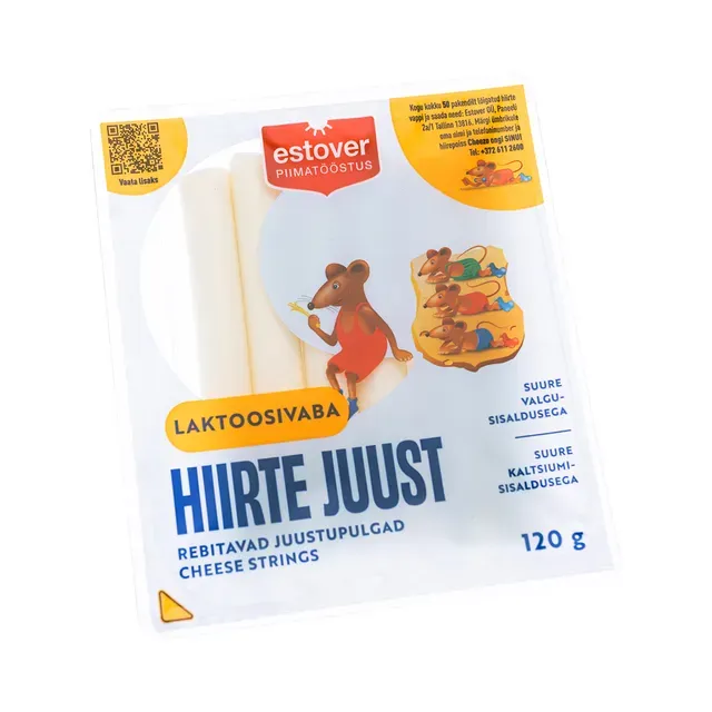 Rebitavad juustupulgad, HIIRTE JUUST, 120 g