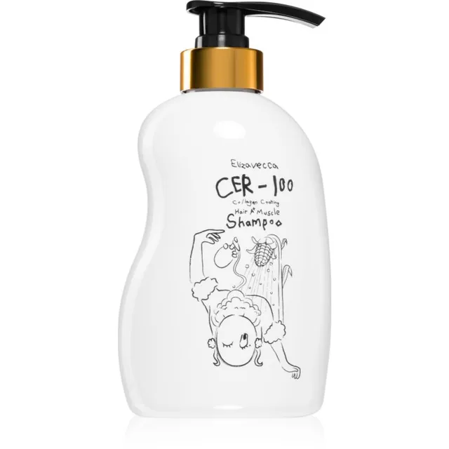 Elizavecca Cer-100 Collagen Coating Hair Muscle Shampoo Sügavpuhastav šampoon kollageeniga 500 ml