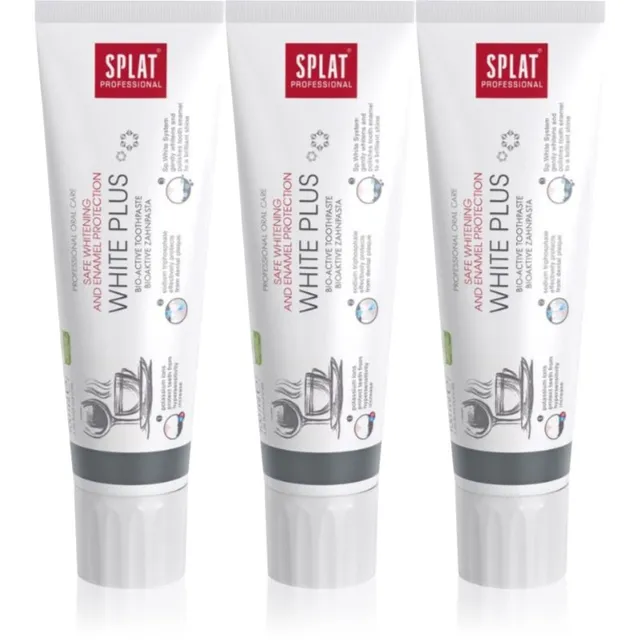 Splat Professional White Plus Bioaktiivne hambapasta hammaste õrnaks valgendamiseks ja emaili kaitseks