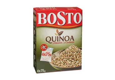 Kinoa kolmevärviline BOSTO 4x75g