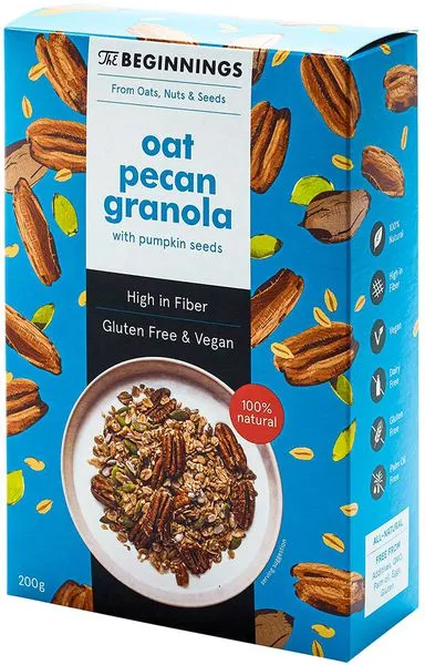 Kaera granola pekanipähklitega