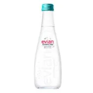 EVIAN gaseeritud mineraalvesi klaaspudelis 0,33l