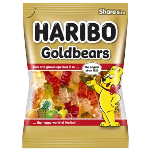 Kummikommid kuldkarud, HARIBO, 175g