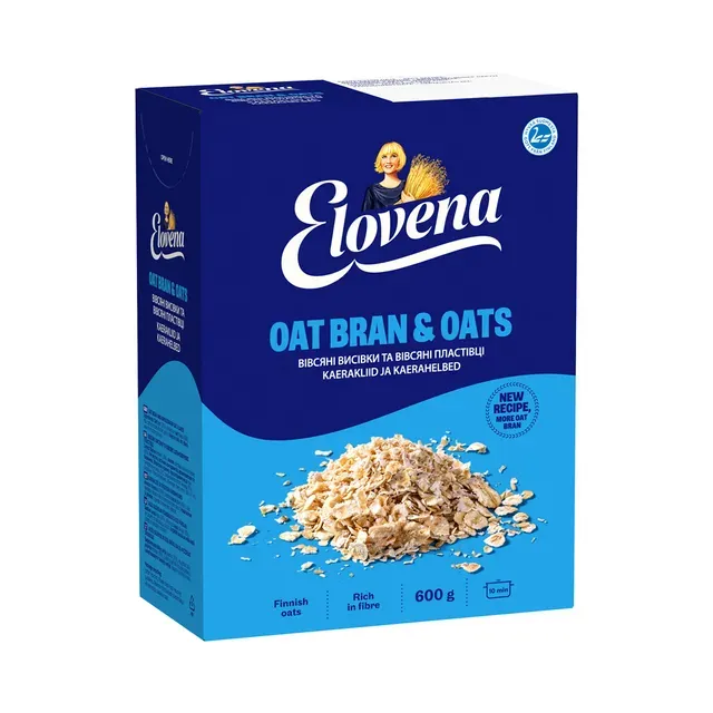Kaerahelbed kaerakliidega, ELOVENA, 600 g