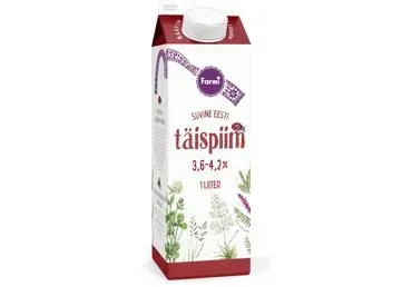 Farmi täispiim 3,6%-4,2%, 1l