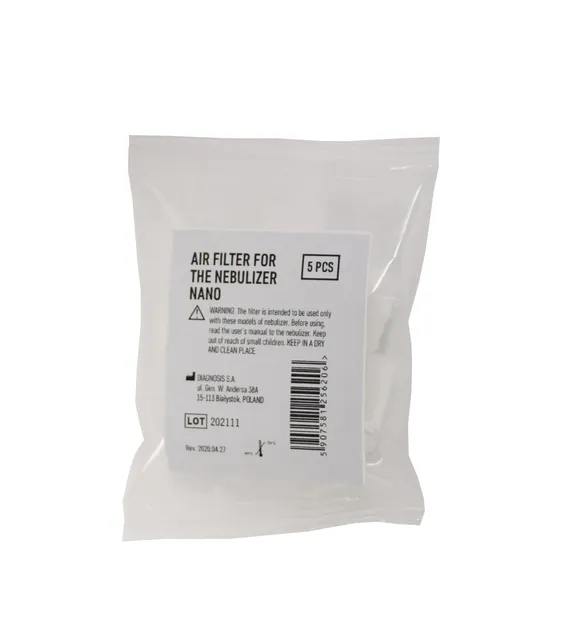 KOMPRESSOR-NEBULISAATOR DIAGNOSTIC NANO FILTRID N5